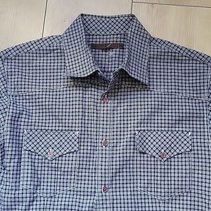 NWOT REISS CHECKED SHIRT SIZE M